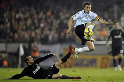 Juego de fútbol en Valencia