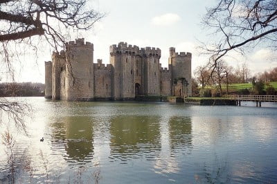 monumentos en el Reino Unido Castillo de Bodiam Inglaterra