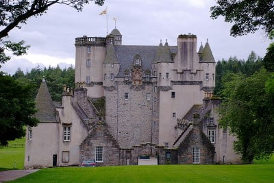 monumentos en el Reino Unido Castillo de Fraser Escocia