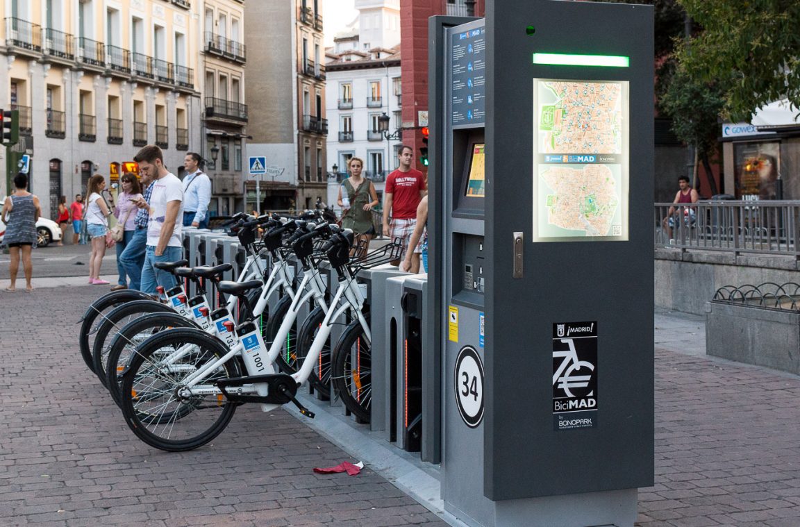 Moverse en bici por Madrid