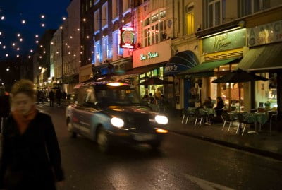 Noche en el Soho de Londres