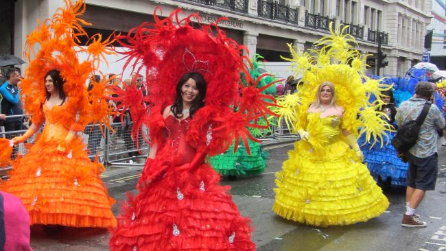 Orgullo gay de Londres en verano