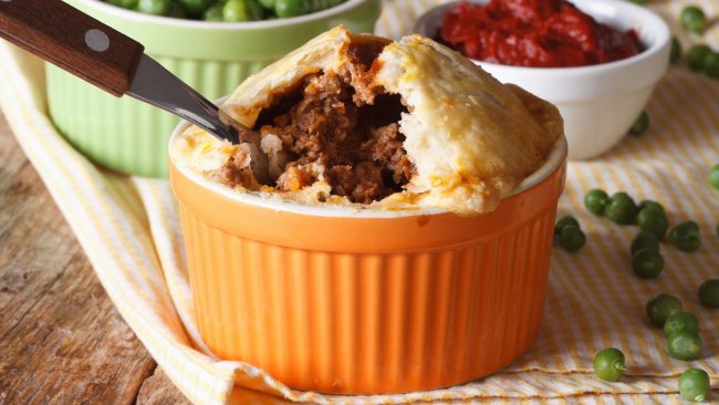 Pastel de carne: el plato nacional de Australia