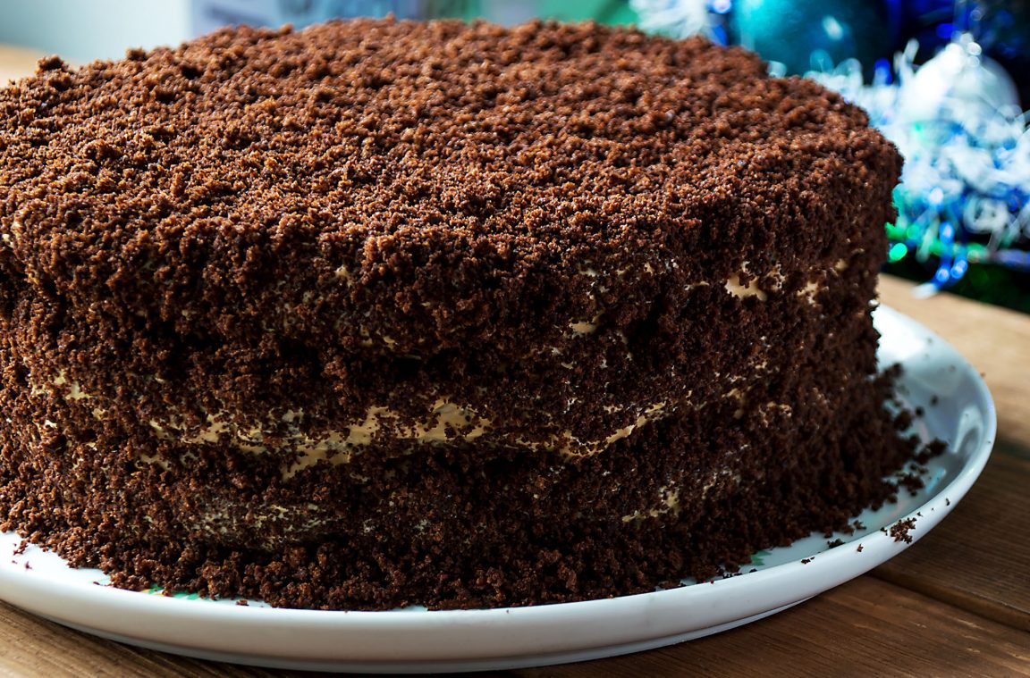 Pastel de chocolate tradicional de Brasil