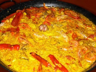 Paella de mariscos