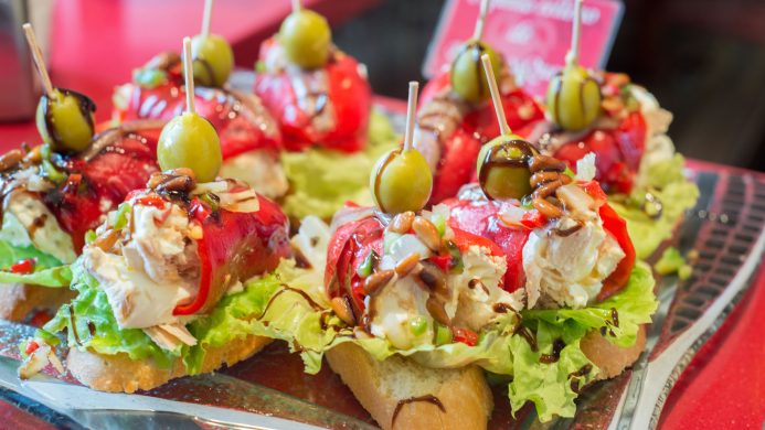 Pinchos originales del País Vasco