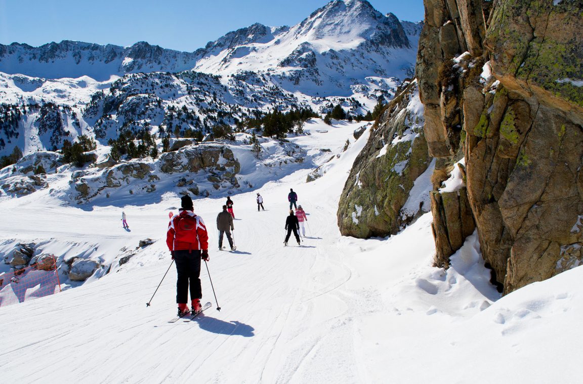 Pista de esquí en Andorra