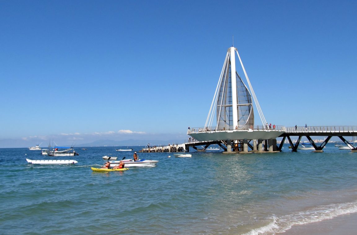 Playa de los Muertos en Puerto Vallarta, México