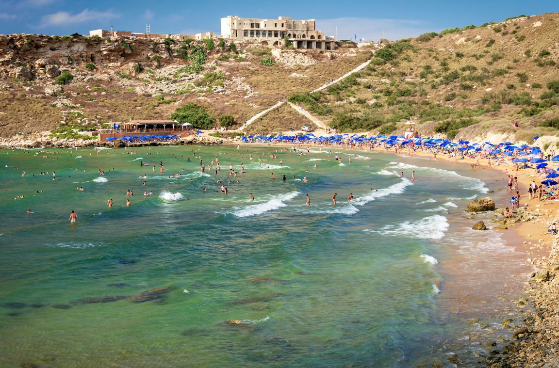 Playa Ghajn Tuffieha, Malta