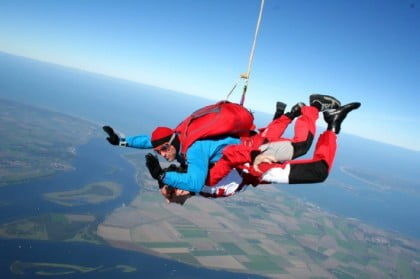 practicar Skydive