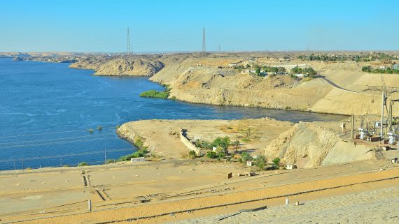 Presa de Asuán, Egipto