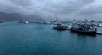 Puerto en La Graciosa