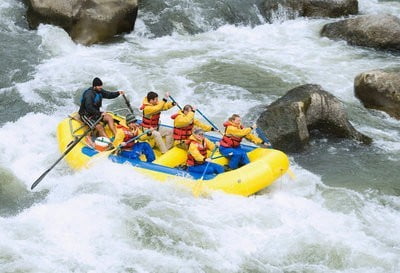 rafting en Madrid rapidos