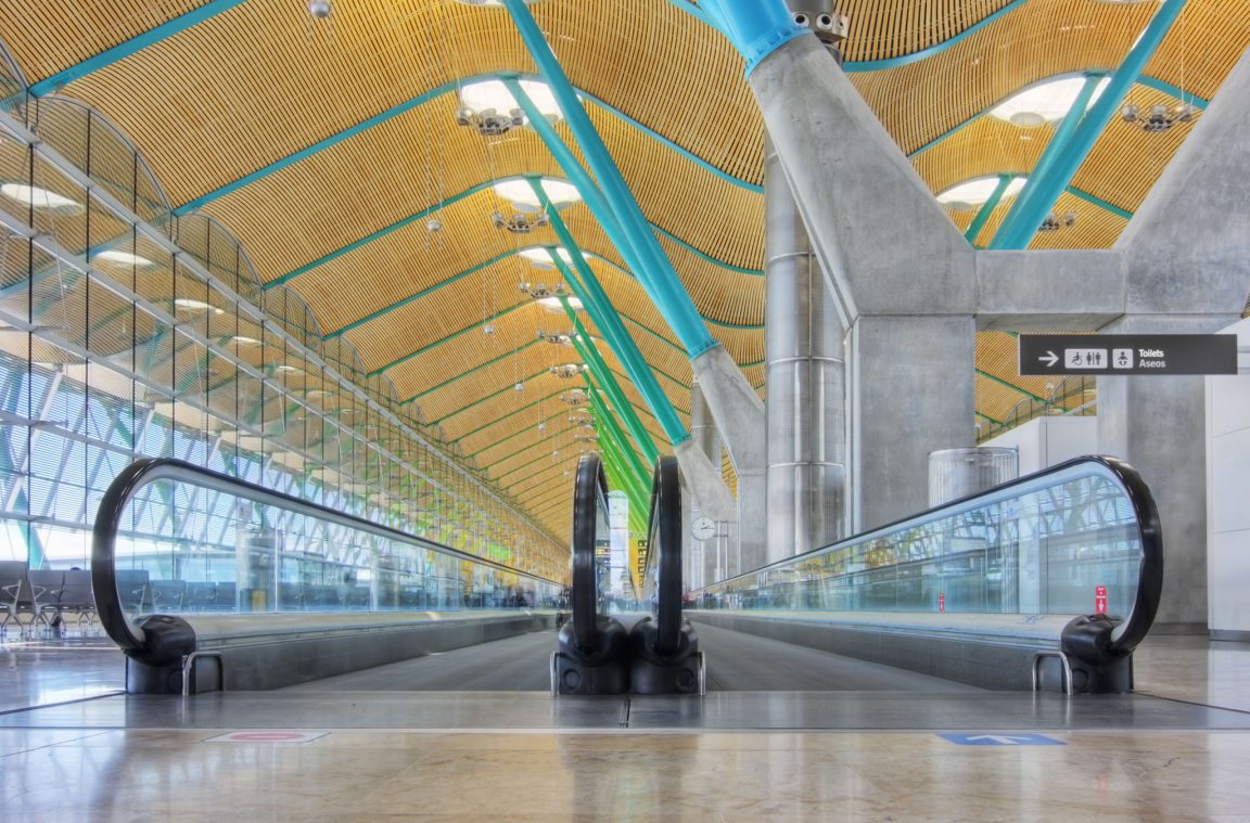 Recogida de equipaje en el Aeropuerto de Barajas