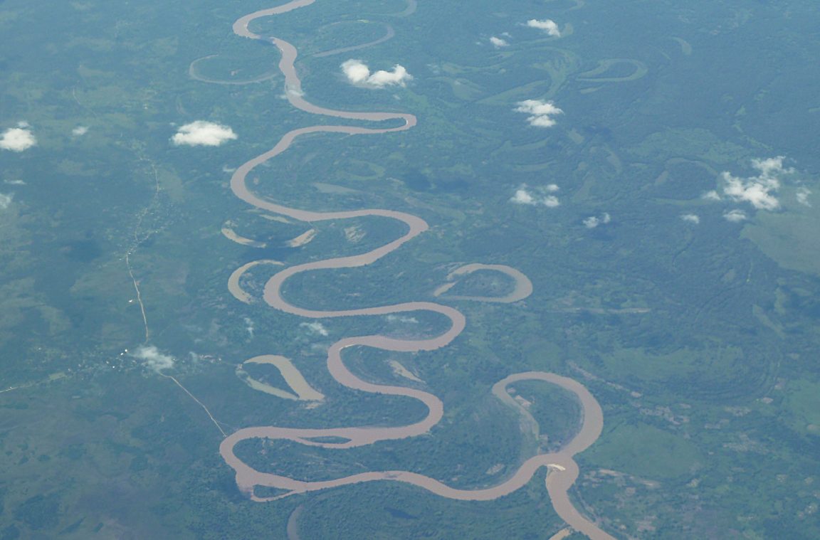 El río Coco en la frontera entre Honduras y Nicaragua