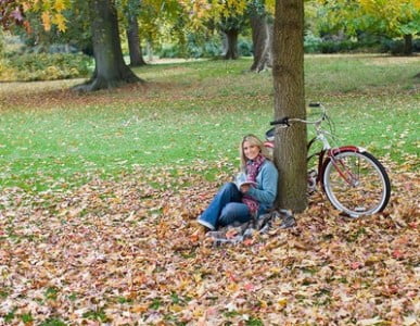 Rutas en bici descansando