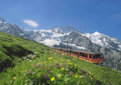 Suiza en tren