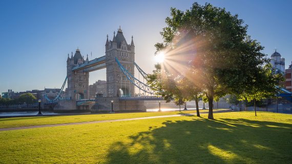 Temperatura media de Londres en verano