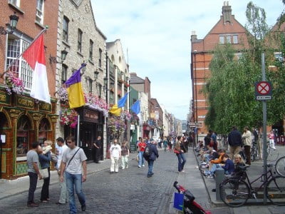 Temple bar en Dublín