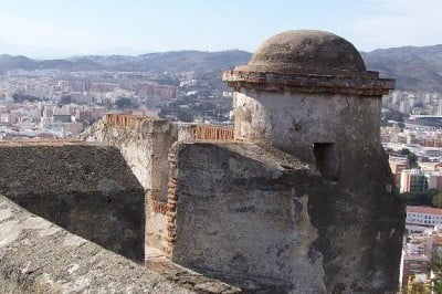 Torre del castillo de Gibralfaro