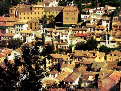 Vista del Barrio del Albaicín de Granada