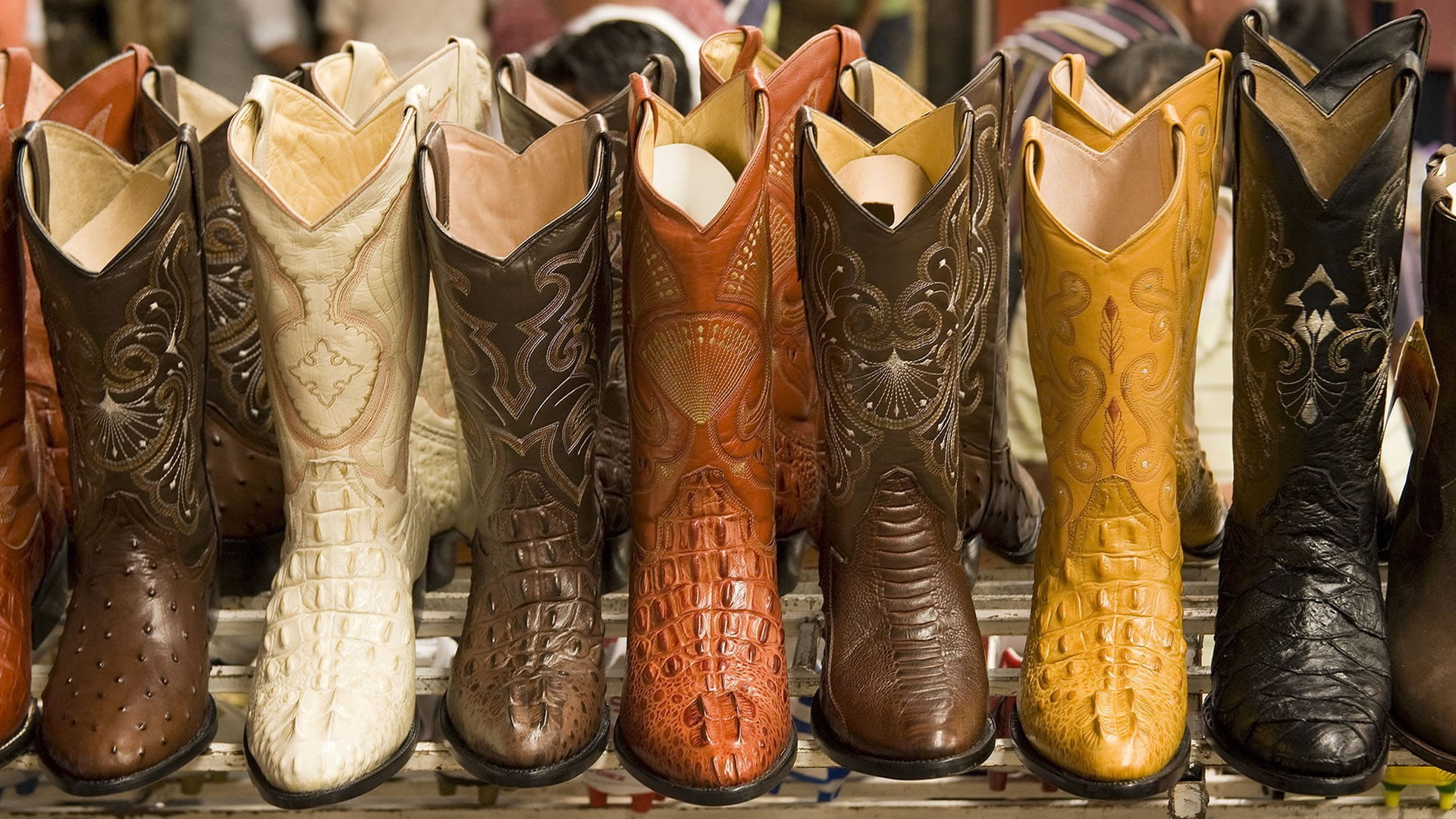 Botas típicas del atuendo de cowboy