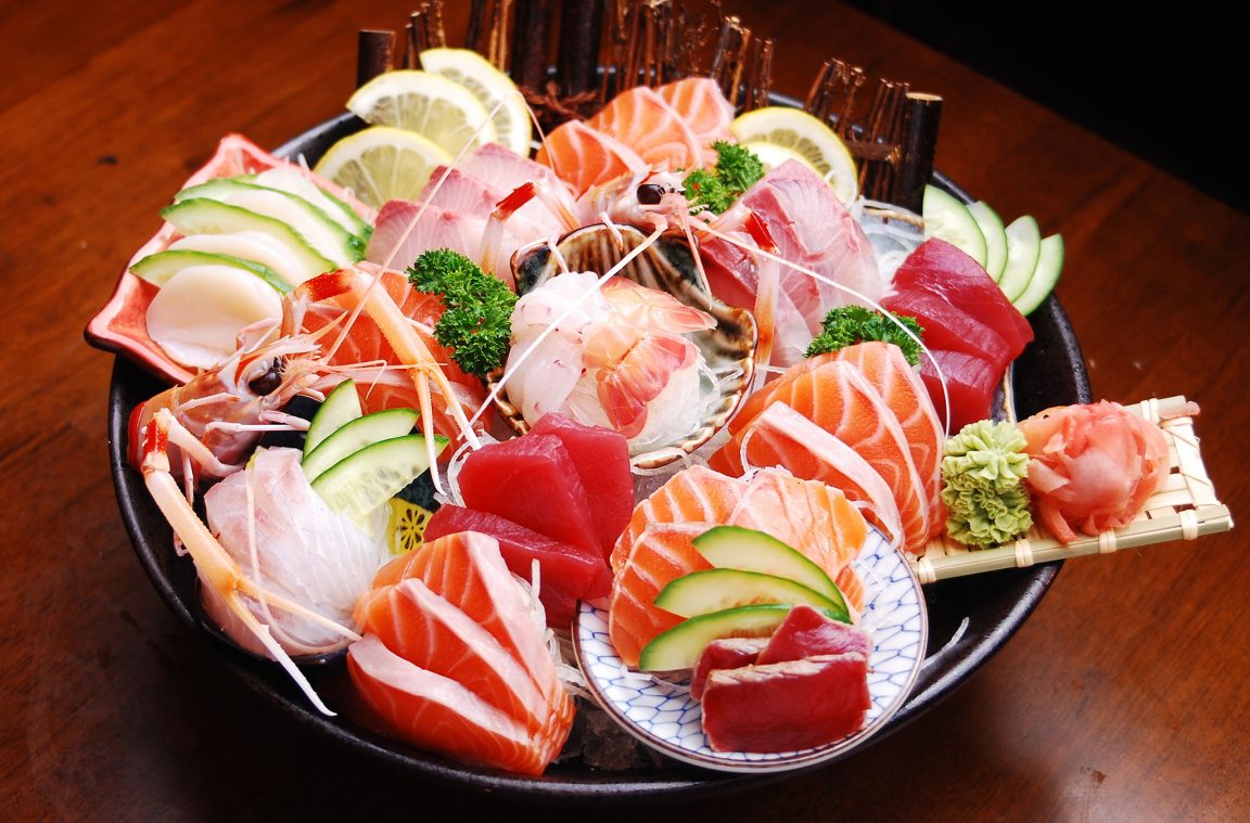 Sashimi japanisches Essen