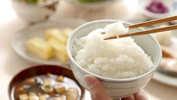 Consumo de arroz en la cocina oriental