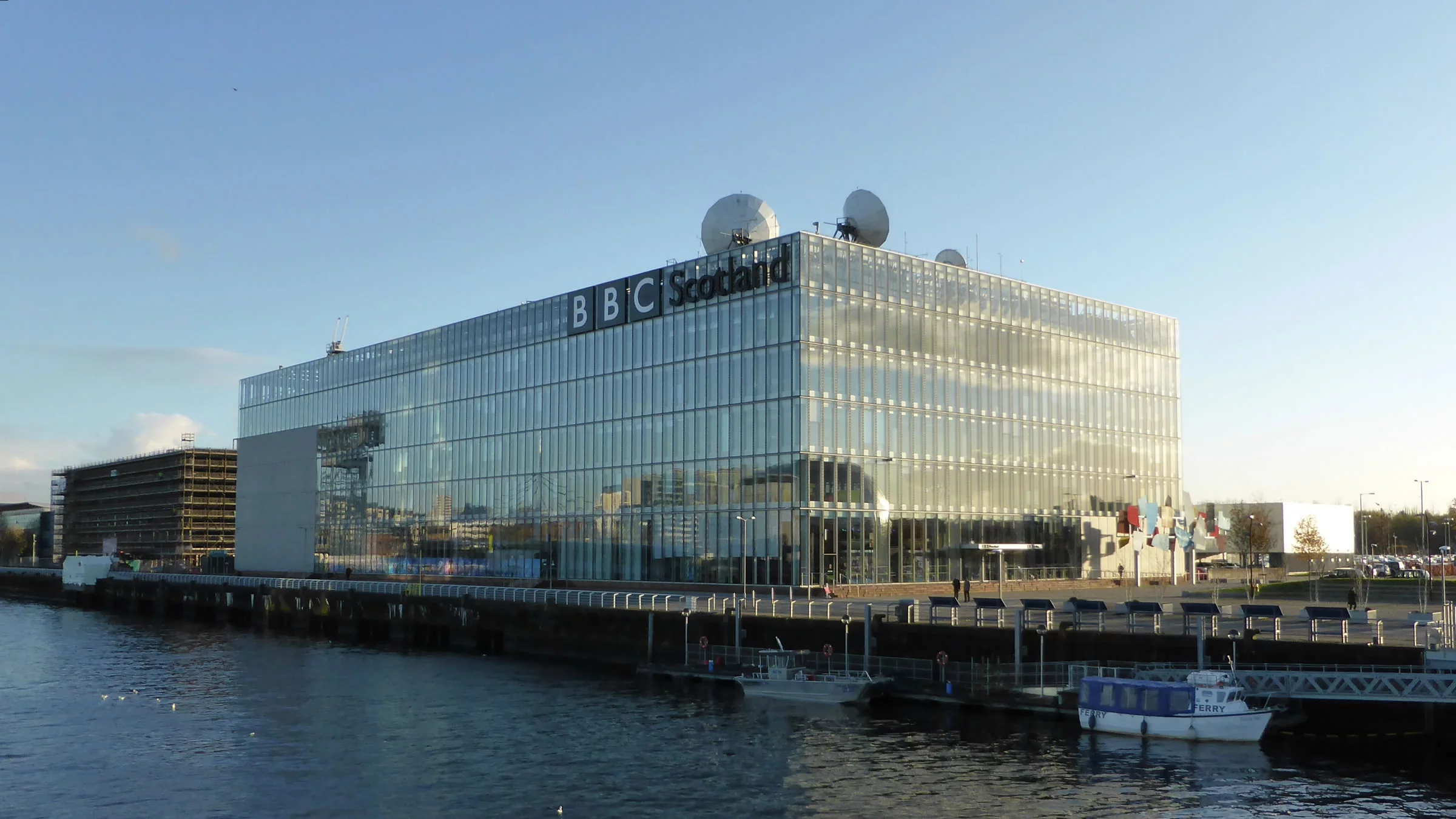 Το BBC Scotland στηρίζεται στο Pacific Quay, Γλασκόβη, Σκωτία