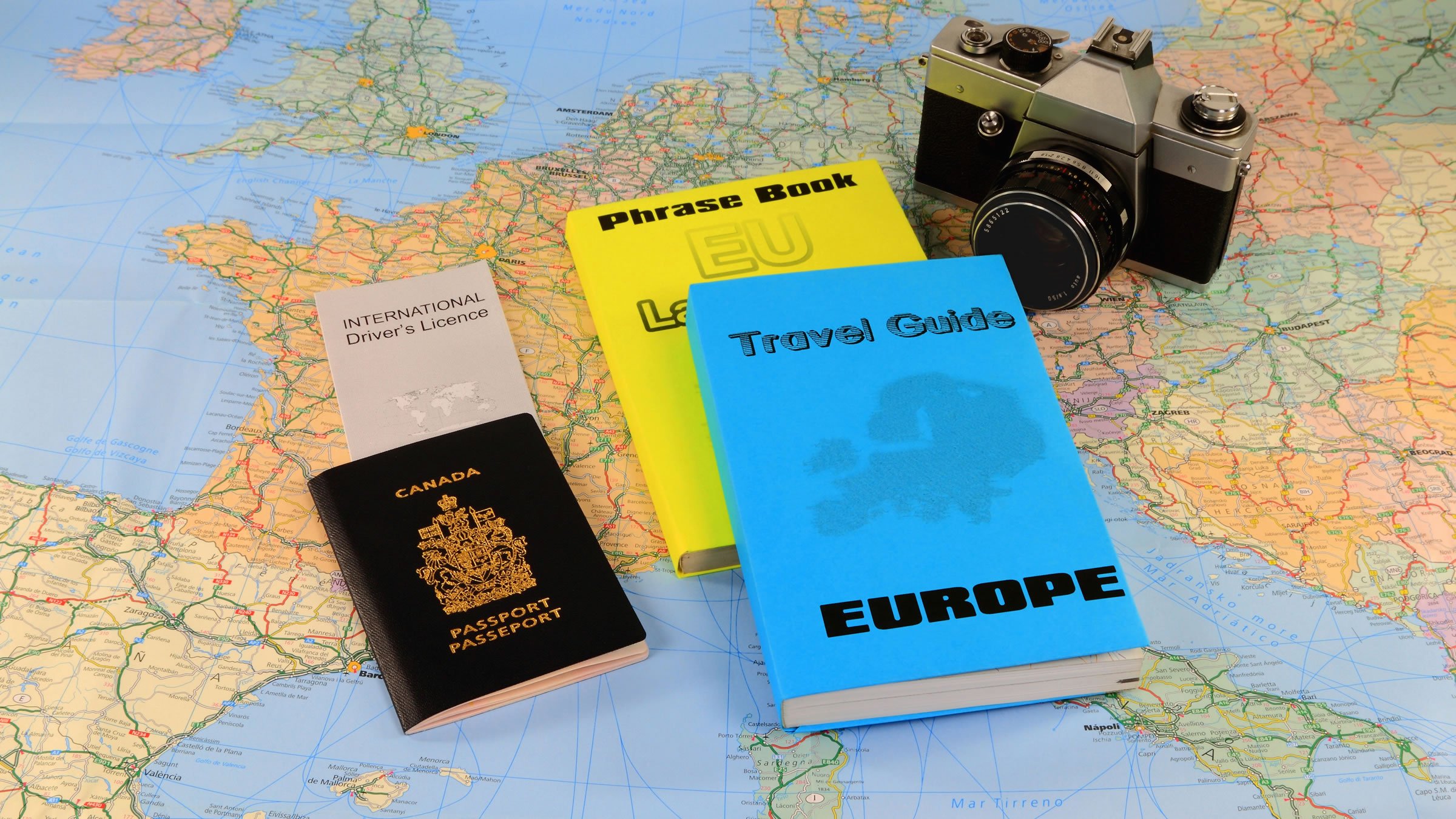 Guides for traveling in Europe