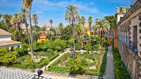Jardines de los Reales Alcázares de Sevilla