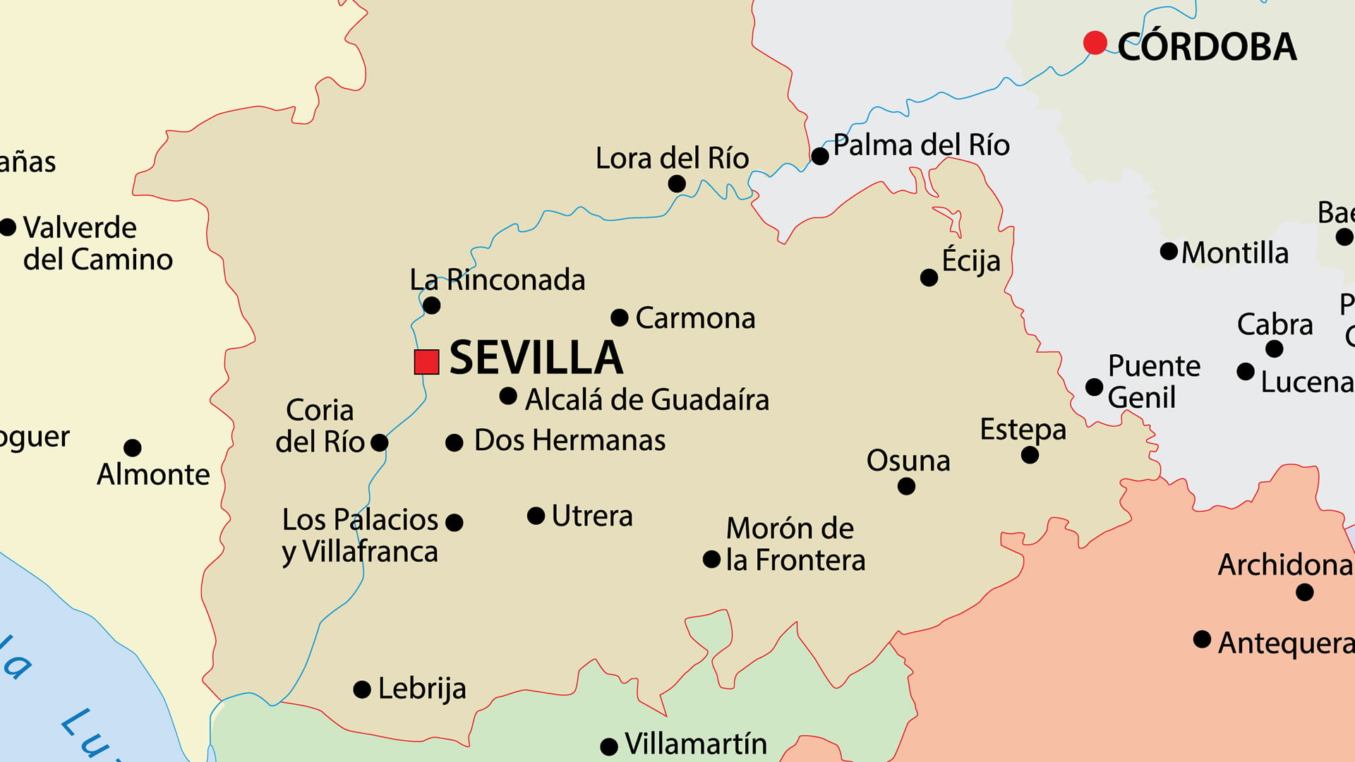セビリア地図