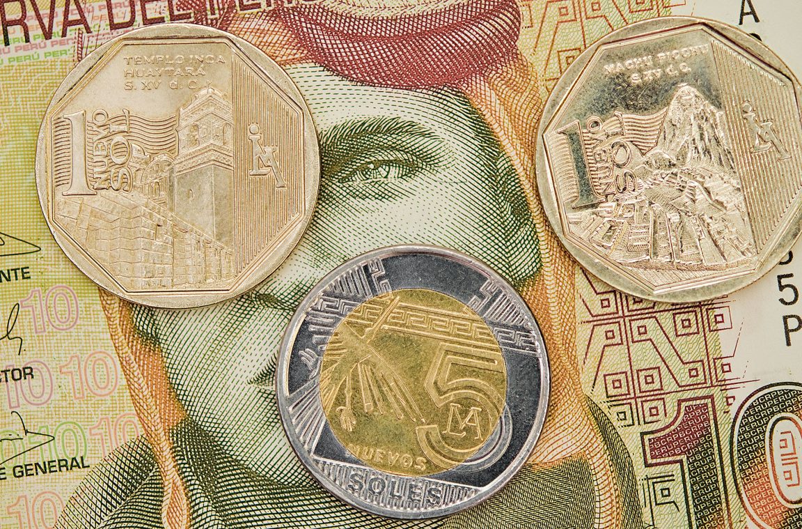 Das neue Sol: die bis 2015 in Peru geltende Währung