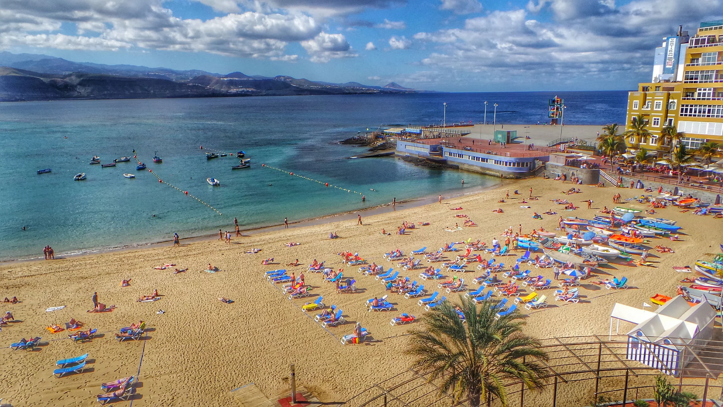 Las Canteras plajı, Las Palmas de Gran Canaria