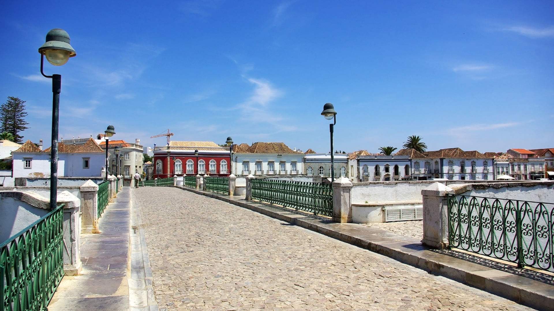 Römische Fußgängerbrücke in Tavira, Portugal