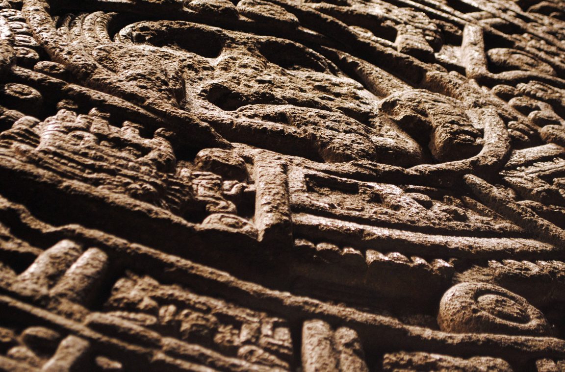 As ruínas de Tenochtitlán