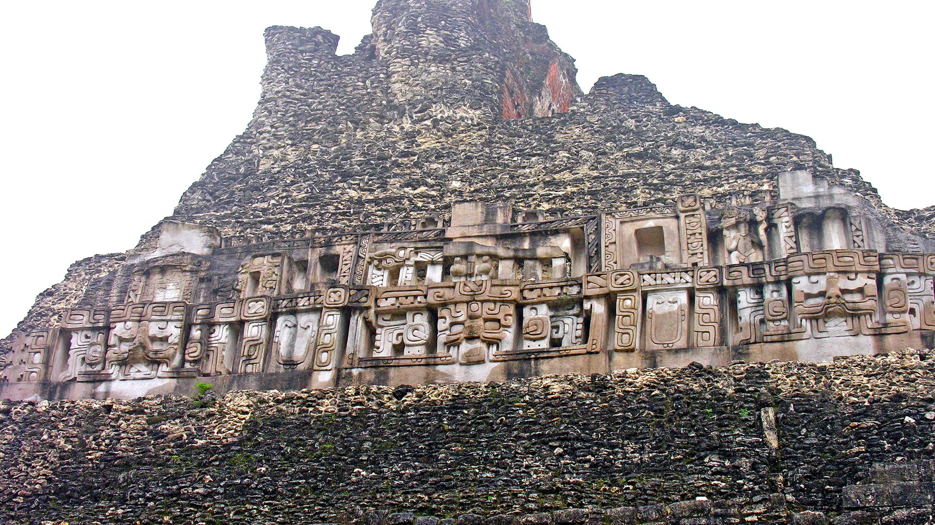 Ruinas mayas en Belice, América Central