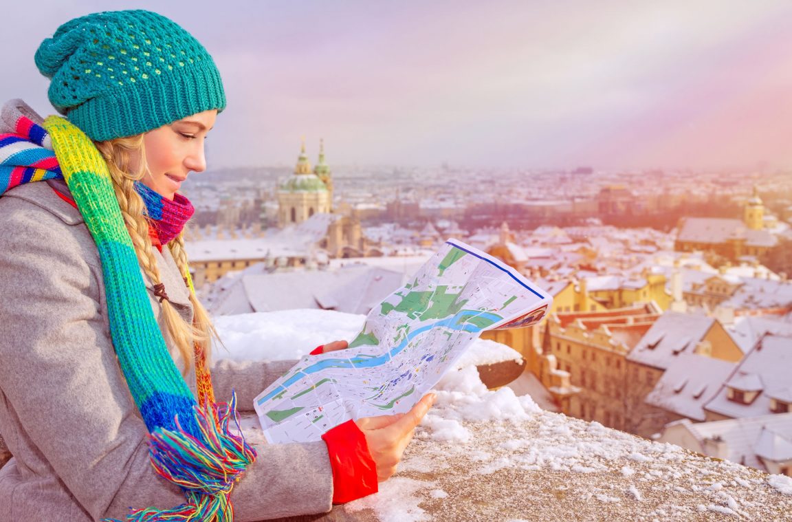 Reisen Sie im Winter nach Prag