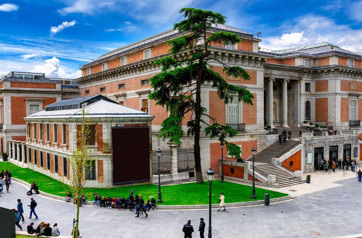 Parte trasera del Museo del Prado, Madrid