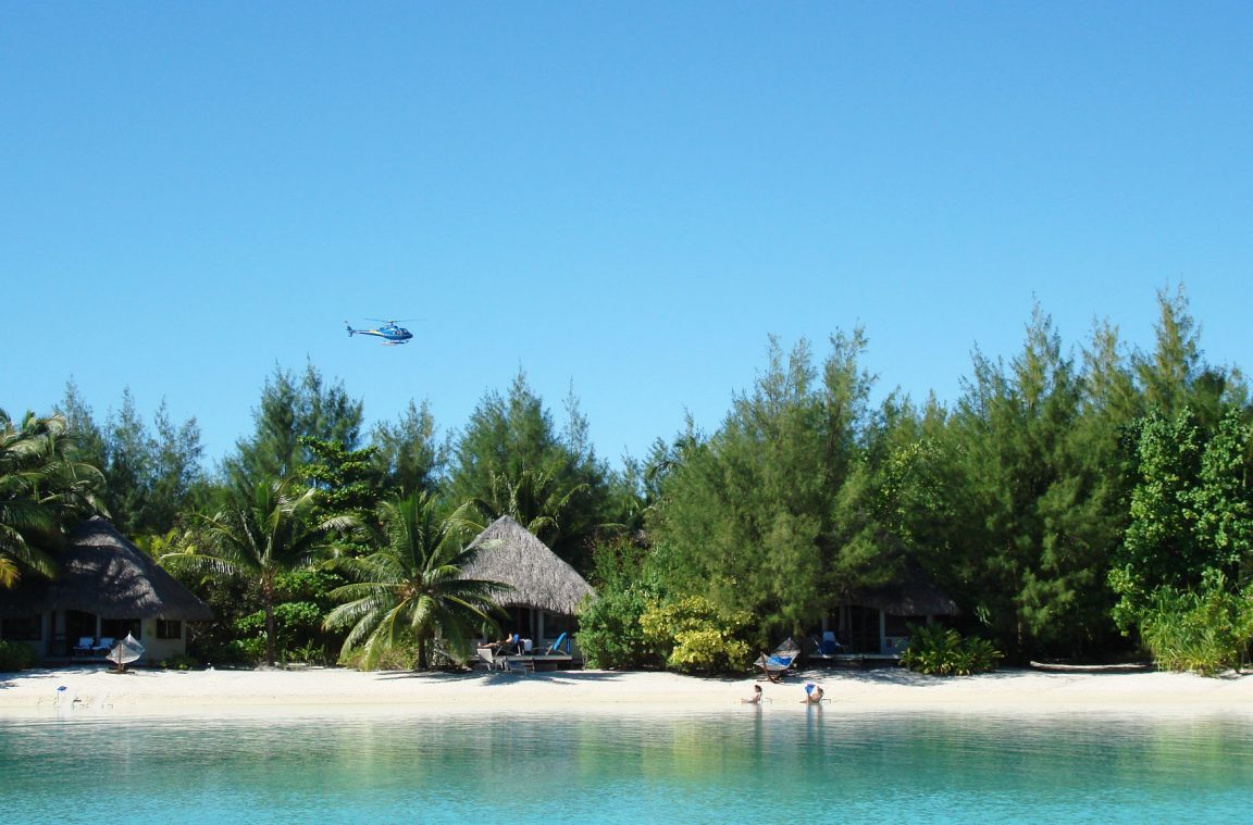 Viajar a Bora Bora en helicóptero