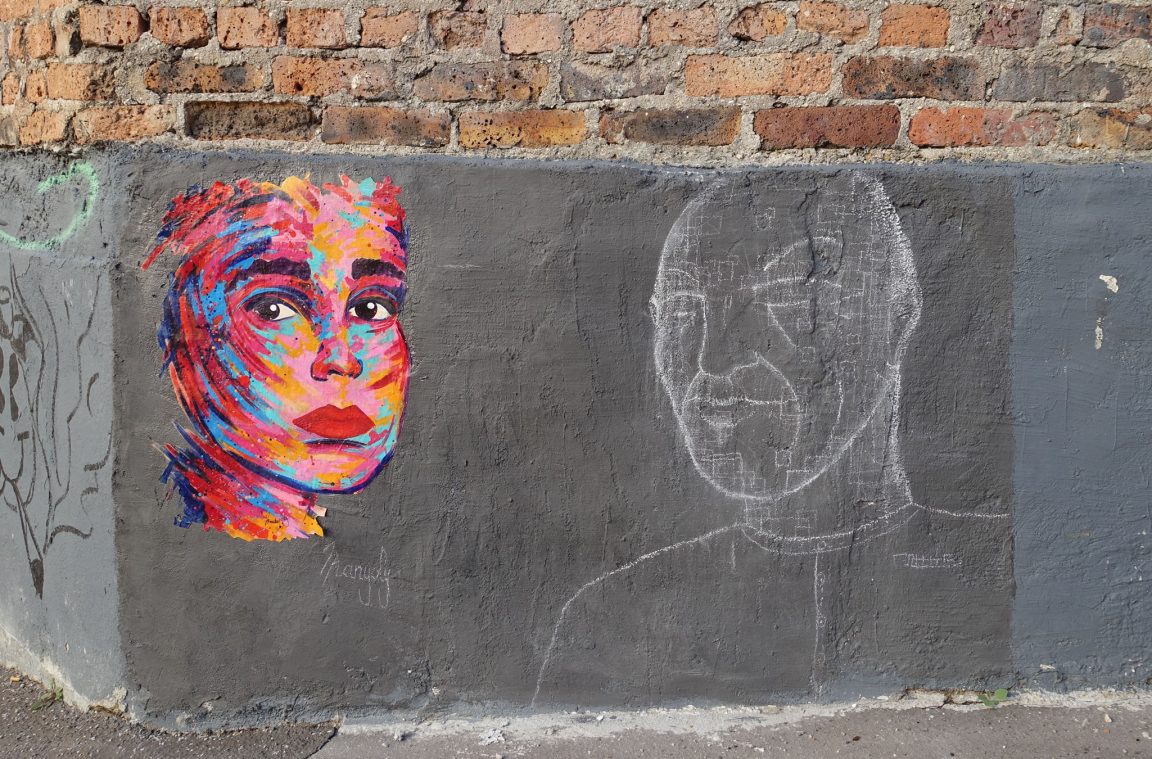Arte callejero en el barrio alternativo Butte aux Cailles de París