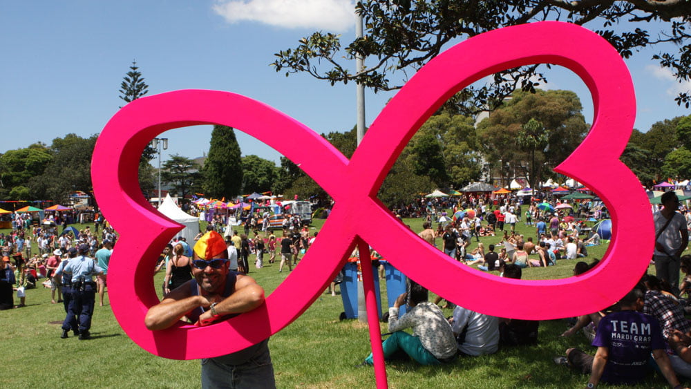 Nehmen Sie als Freiwilliger an Sydney Mardi Gras teil
