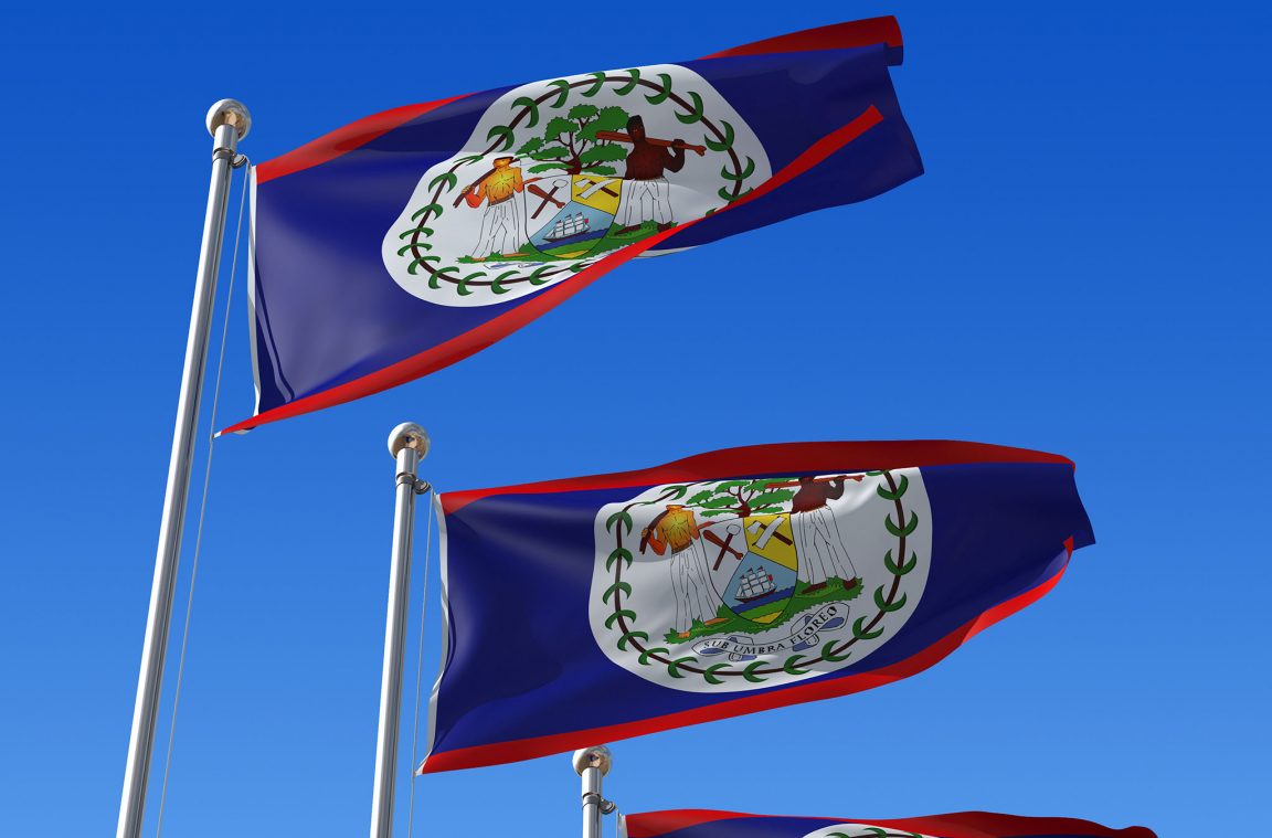 Belize Flagge