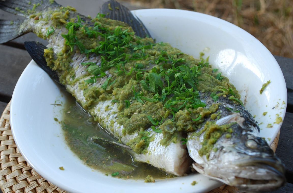Barramundi: a fish weighing up to 60 kilos