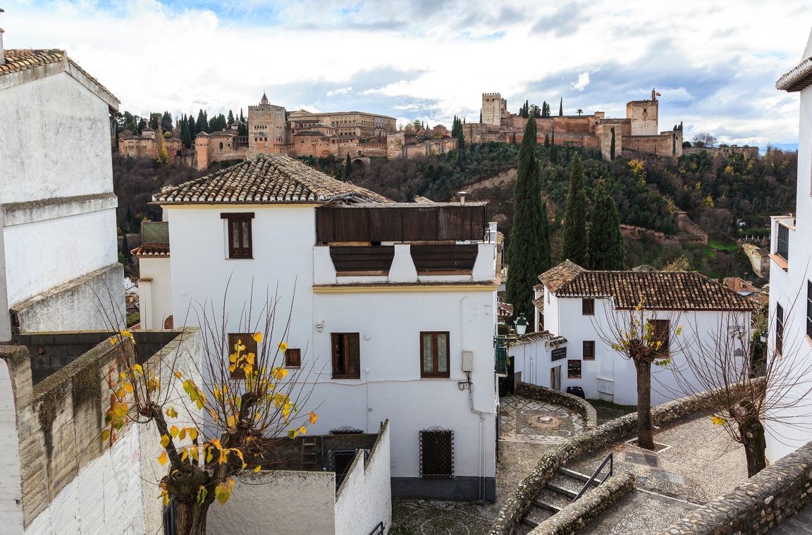 Barrio del Albaicín, en Granada