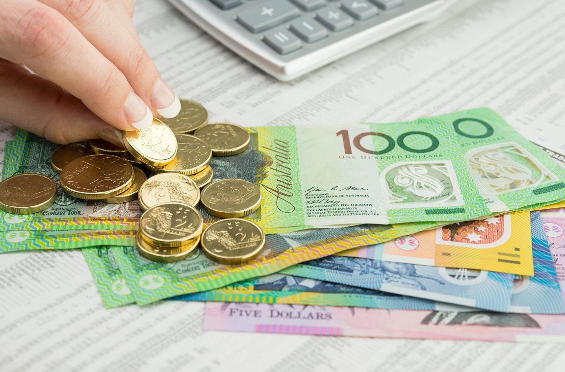 Change money in Australia