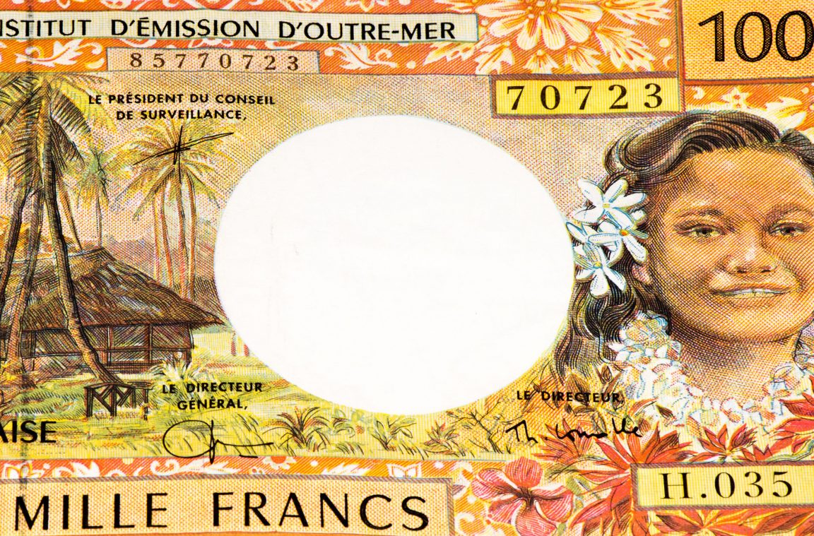 1000 frank banknot