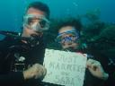 Onderwater bruiloft