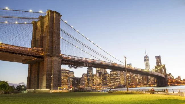Brooklyn Bridge en Manhattan
