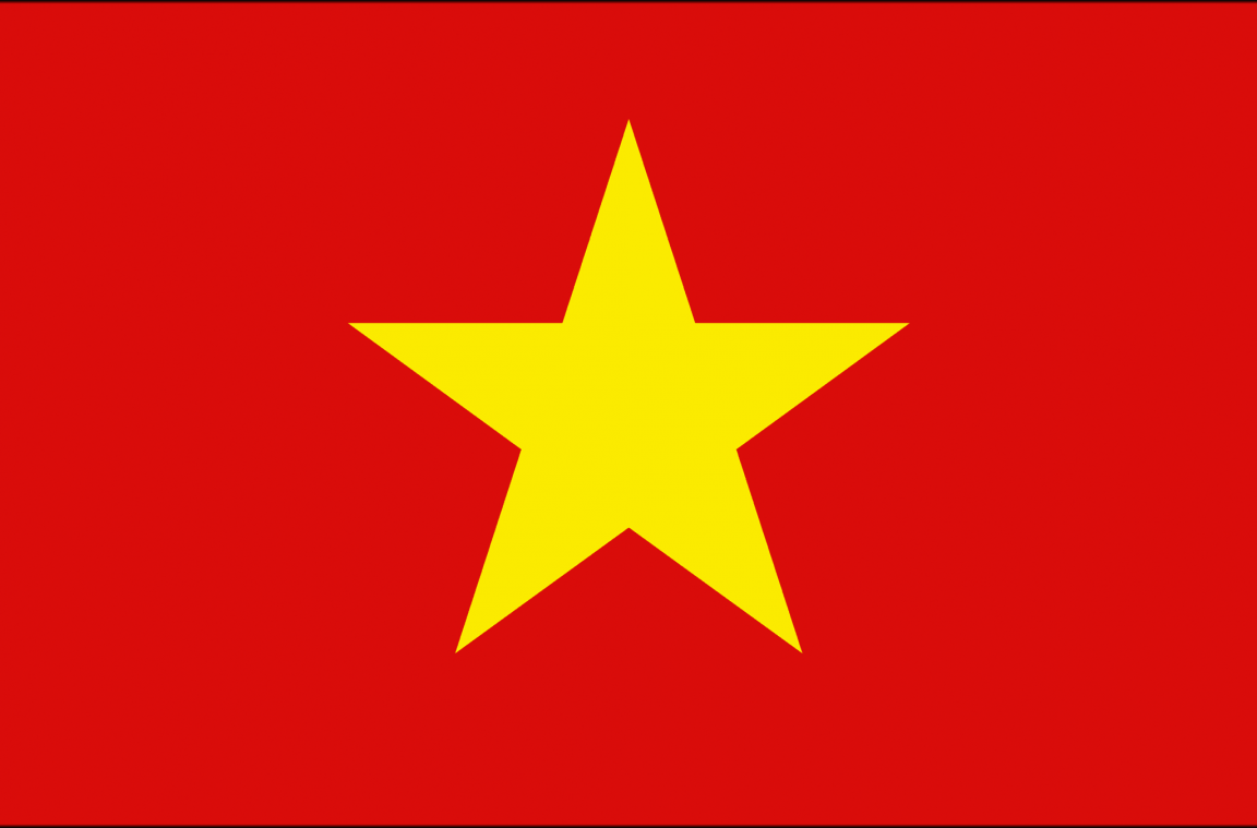 Eigenschaften der Flagge von Vietnam